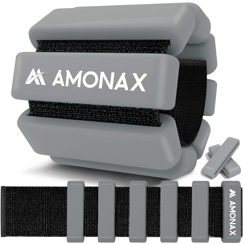 2x2lb Wrist Weights Set - Grey