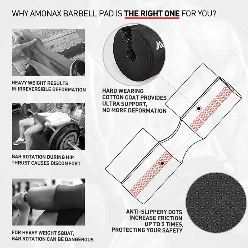 barbell pad and ankle straps