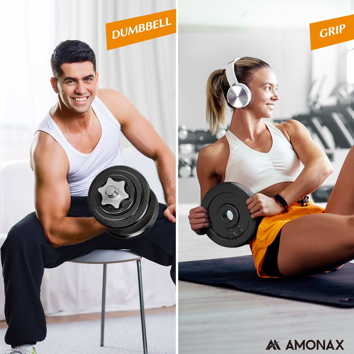 barbell and plates set