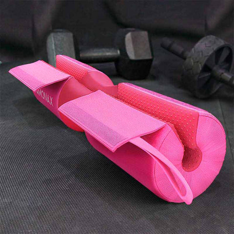 Barbell Cover Pad, Fabric Cover (Pink)