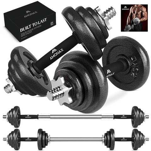 Cast Iron Adjustable Dumbbell Set for Home Gym (15–50kg)