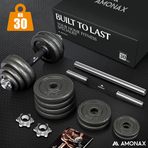 Cast Iron Adjustable Dumbbell Set for Home Gym (15–50kg)