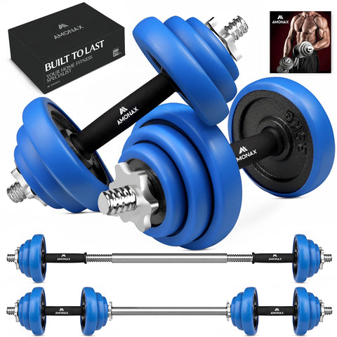 Cast Iron Adjustable Dumbbell Set for Home Gym (15–50kg)