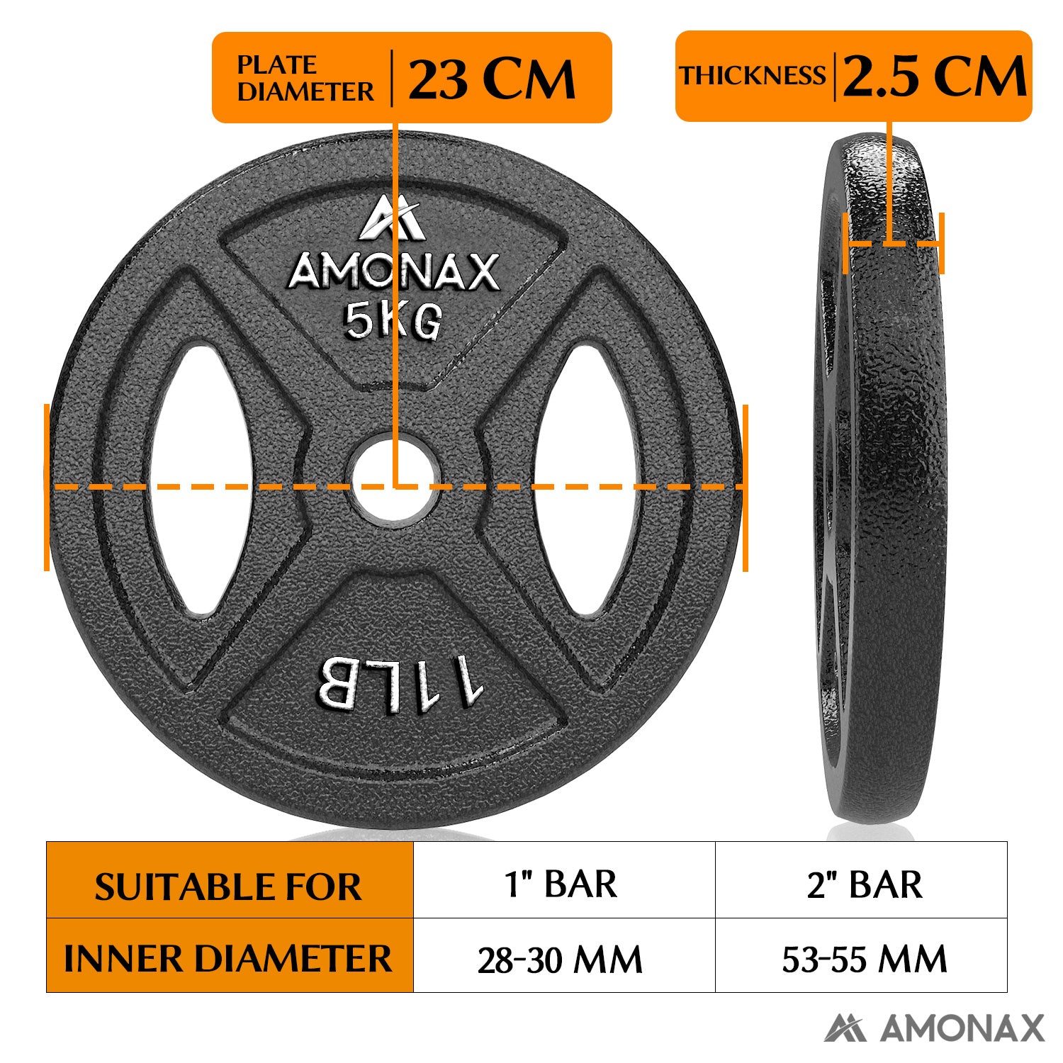 Standard weight plates