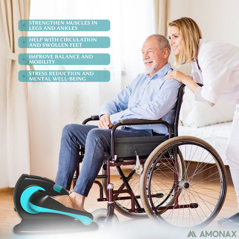 motorized portable pedal exerciser