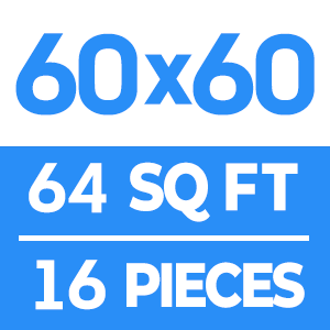 60×60cm Foam Gym Floor Mats – Interlocking Gym Tiles