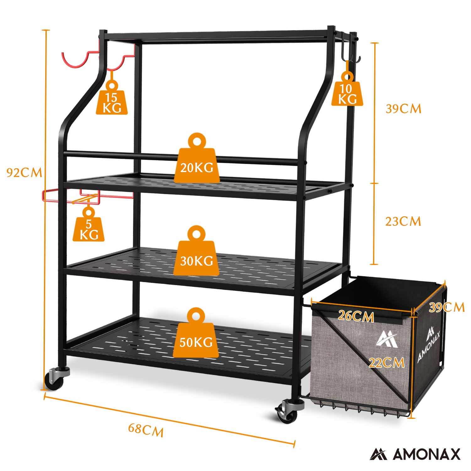 gym equipment storage