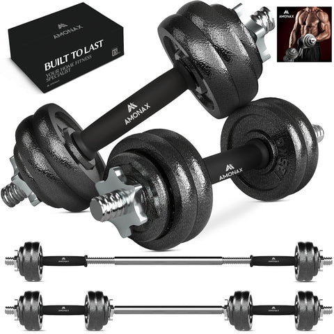 30KG Adjustable Cast Iron Home Dumbbell Set