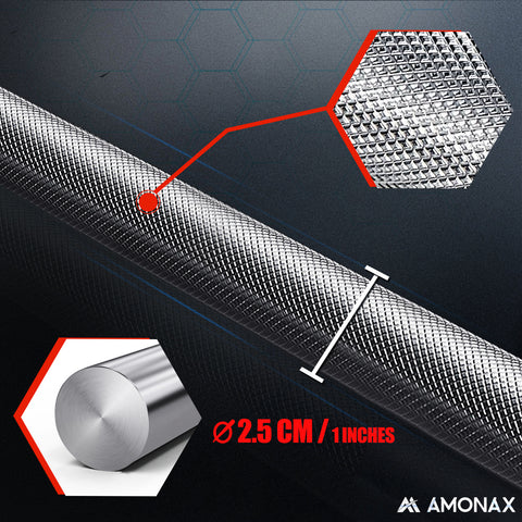 4FT (120 cm) Olympic Weight Bar – Compact Strength Bar for Gyms