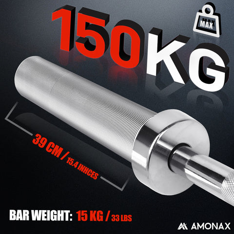 7FT (220cm) Olympic Barbell – Full-Size Professional Weightlifting Bar