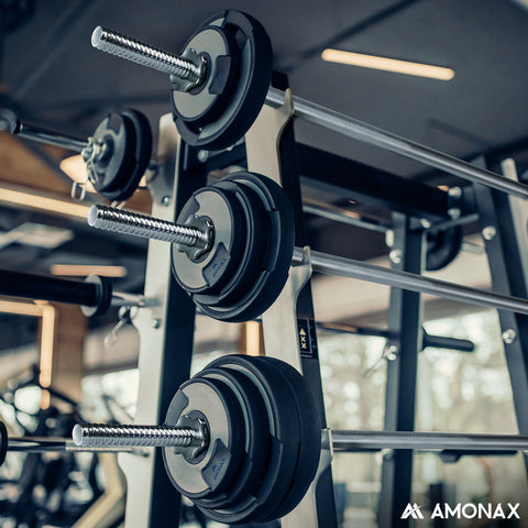 6FT (180cm) Barbell Bar – Durable Steel Weightlifting Bar for Strength Training