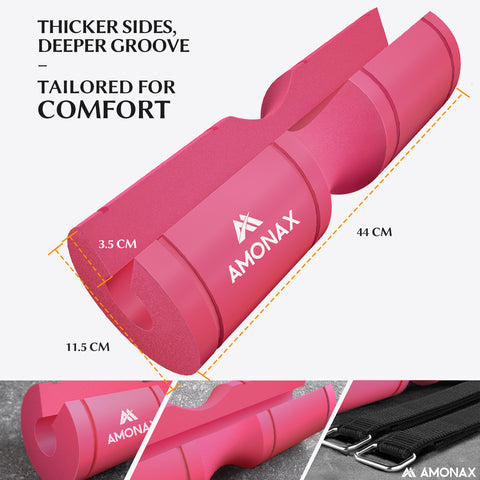 Barbell Pad for for Pubic Bone Protection - Pink