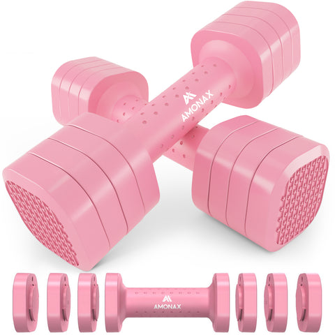 Men & Women Hand Weights – 4 in 1 Adjustable Dumbbells for Home Exercise (2.3KG X 2)