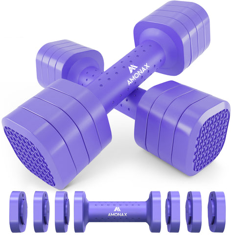 Men & Women Hand Weights – 4 in 1 Adjustable Dumbbells for Home Exercise (2.3KG X 2)