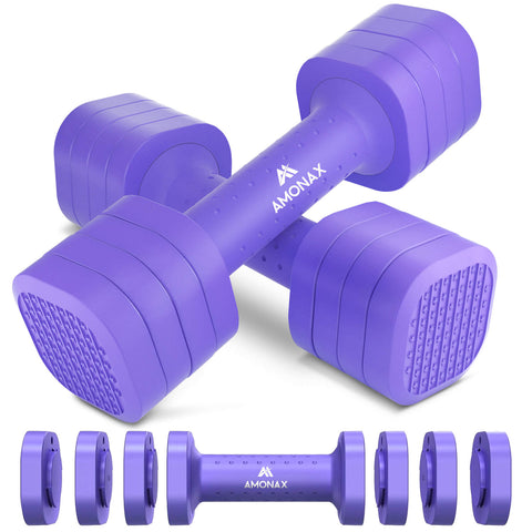 Adjustable Dumbbell Set – 4-in-1 Quick-Release (2.3kg ×2)