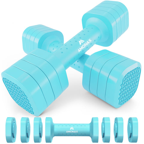 Men & Women Hand Weights – 4 in 1 Adjustable Dumbbells for Home Exercise (2.3KG X 2)