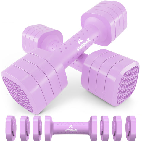 Men & Women Hand Weights – 4 in 1 Adjustable Dumbbells for Home Exercise (2.3KG X 2)