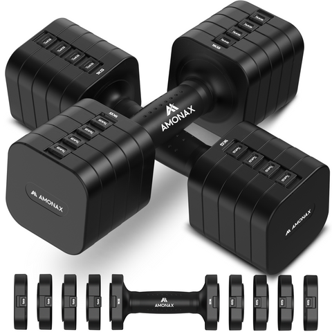 Men & Women Hand Weights – 4 in 1 Adjustable Dumbbells for Home Exercise (2.3KG X 2)