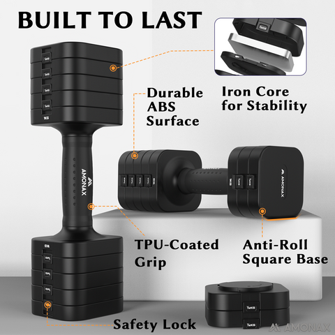 adjustable dumbbell set