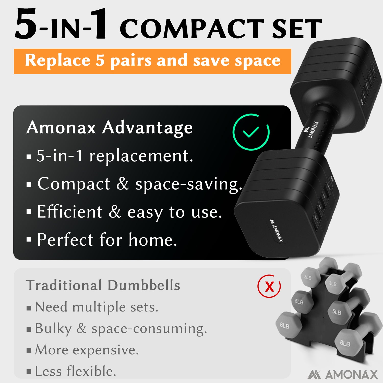 adjustable dumbbell set