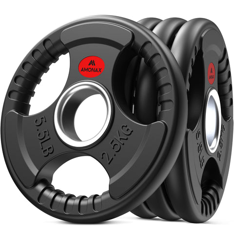 4 x 2.5KG Rubber Olympic Weight Plates